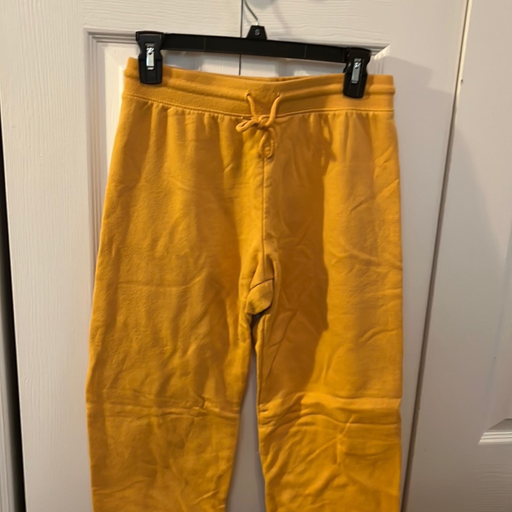 mustard yellow comfy sweatpants